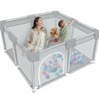 Baby Playpen Breathable Mesh Play Yard